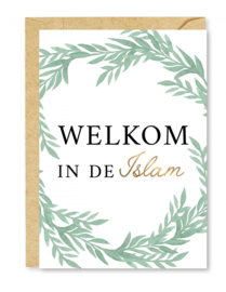 Wenskaart Welkom in de Islam