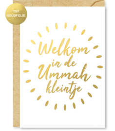 Wenskaart Welkom in de Ummah kleintje