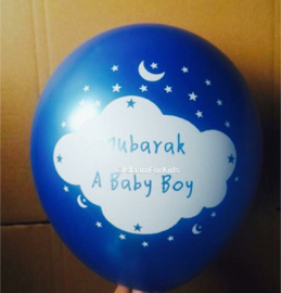 Geboorte ballonnen jongen (10 stuks)