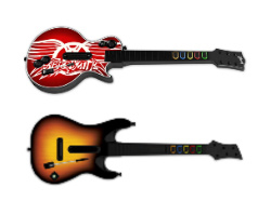 sensor room of Guitar Hero gitaar | Wii Hardware | GameGreen.nl