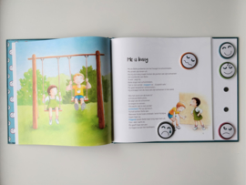 interactief kinderboek 'Mo en Belle volgen hun buikgevoel'