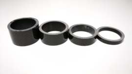 Carbon spacers, diverse hoogtes en afwerkingen