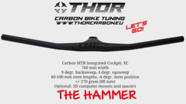 THOR THE HAMMER!  MTB Carbon Integrated Cockpit