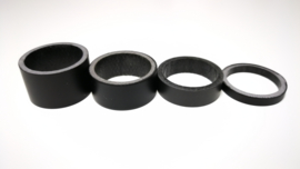 Carbon spacers, diverse hoogtes en afwerkingen