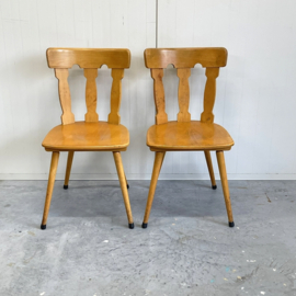 Set vintage stoelen