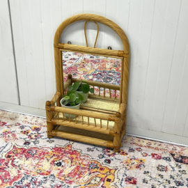 Rotan spiegel console