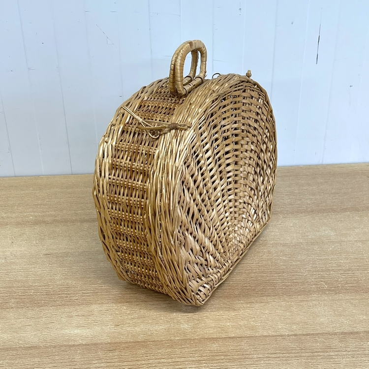 Rond rotan mandje