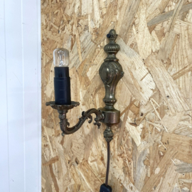Koperen wandlampje