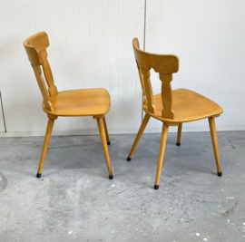 Set vintage stoelen