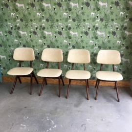 4 Louis van Teeffelen stoelen