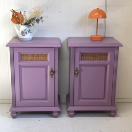 Set restyle lila nachtkastjes