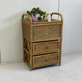 Vintage rotan naaikastje