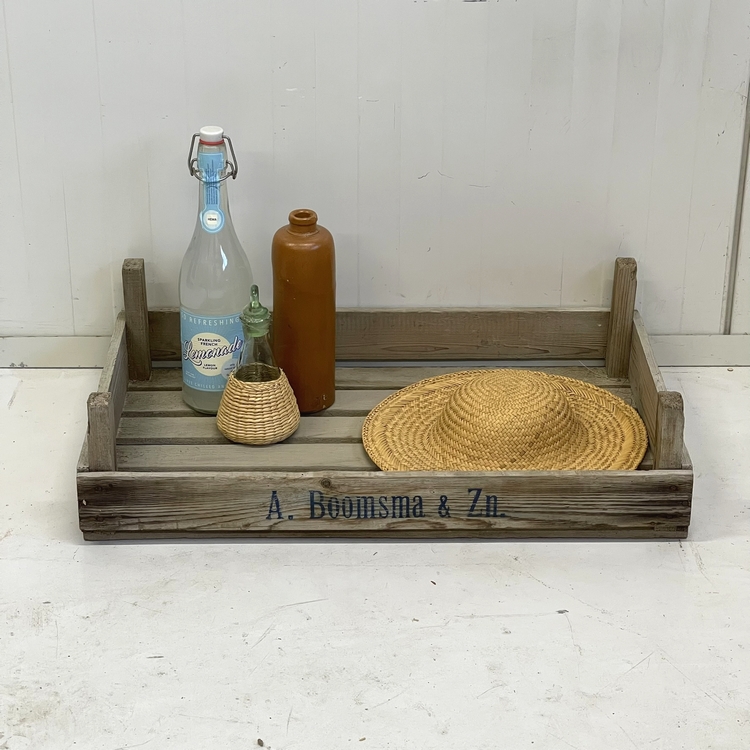 Brocante oogstkratje