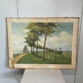 Brocante schoolplaat Haarlemmermeer