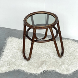 Rotan glas tafel