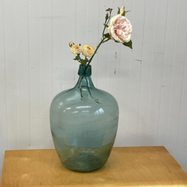 Blauwgroene gistfles