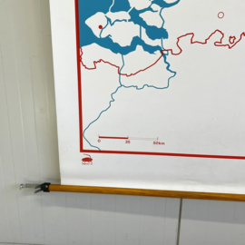 Vintage schoolkaart XXL