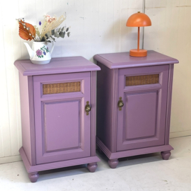Set restyle lila nachtkastjes
