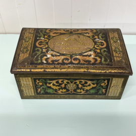 Brocante de Gruyter`s blik met tekst