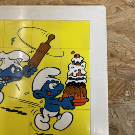 Vintage Smurfen schuifpuzzle