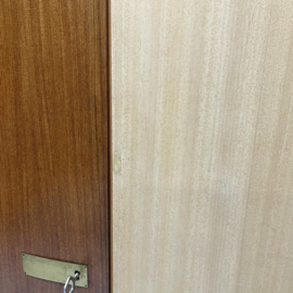 3 Deurs mid-century kledingkast