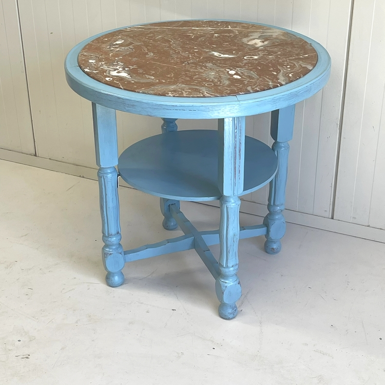 Marmer bijzettafel