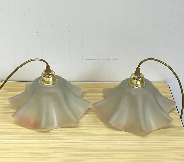 Brocante parasol lampje