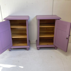 Set restyle lila nachtkastjes