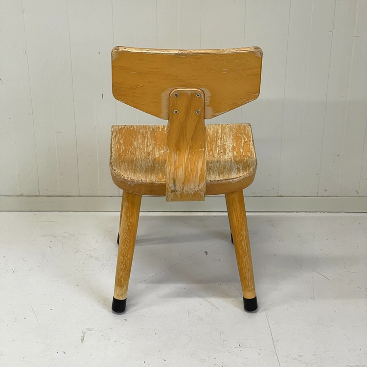 Retro schoolstoeltje