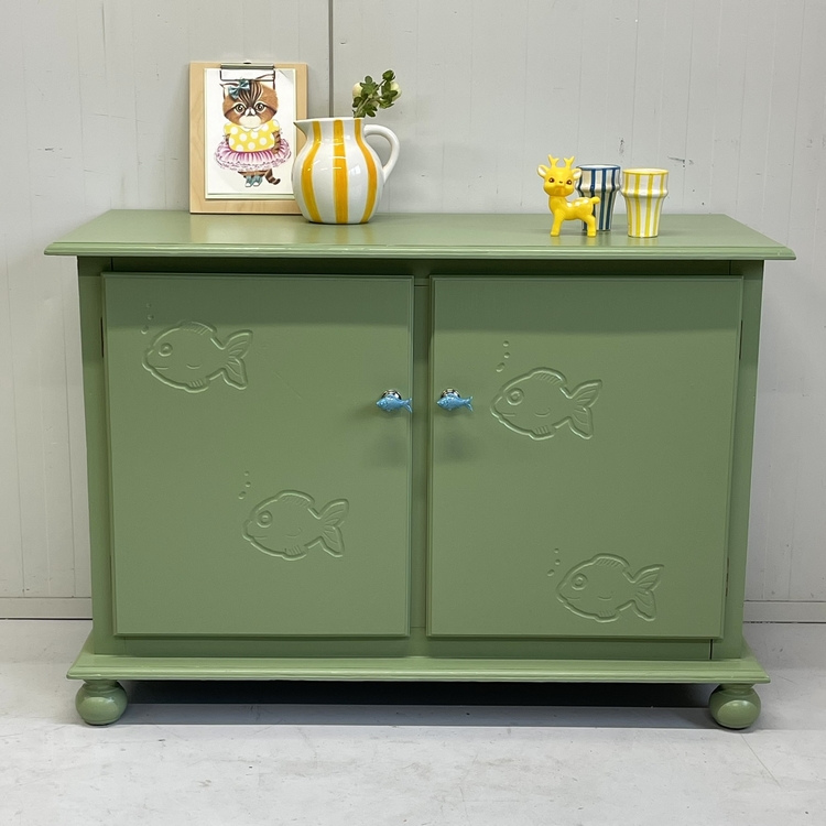 Restyle kidsroom kastje `Vis`