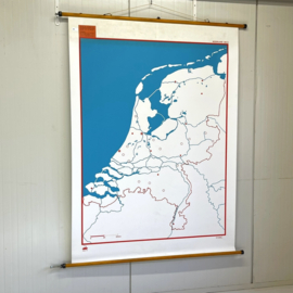Vintage schoolkaart XXL