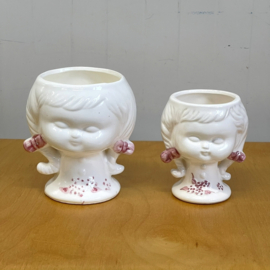 Set bloempotten meisjes