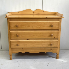 Houten lade commode `90