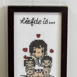 `Liefde is.....`schilderijtje