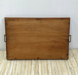 Jugendstil snijwerk dienblad