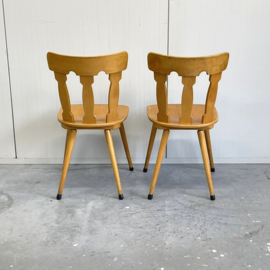 Set vintage stoelen