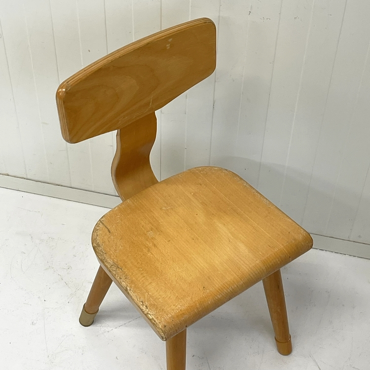 Vintage schoolstoel