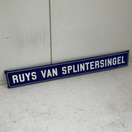 Brocante straatnaam bord
