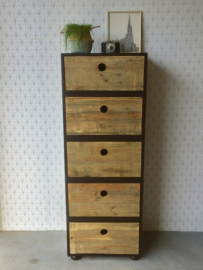 Handmade upcycling ladekast
