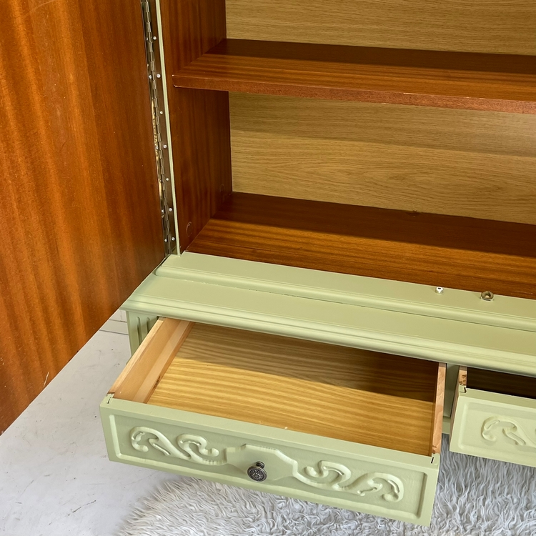 Restyle olijf jachtkast hertjes