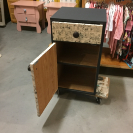 Strip kastje zwart-wit