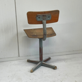 Industrieel schoolstoeltje
