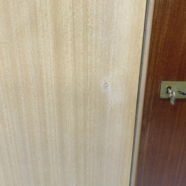 3 Deurs mid-century kledingkast