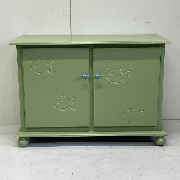 Restyle kidsroom kastje `Vis`