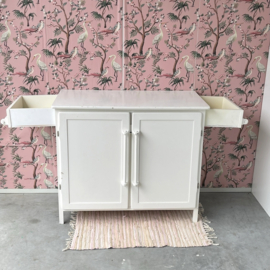 Witte commode