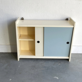Vintage hangkastje schuifdeur