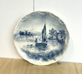 Delftsblauw wandbord