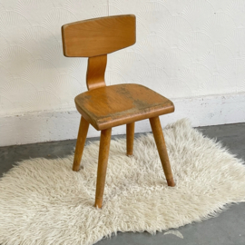 Vintage schoolstoel