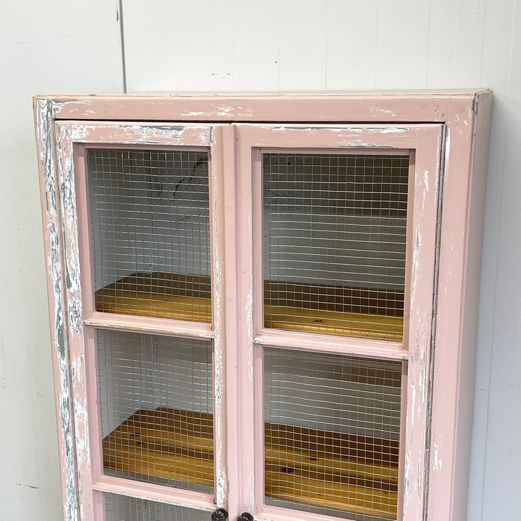 Brocante vitrinekast gaas