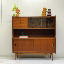 Vintage highboard wandkast